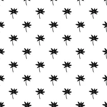 Small leaf pattern, simple style Illustrazione stock