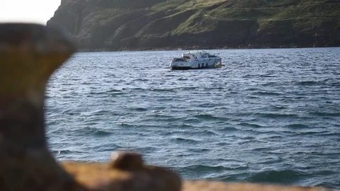 Small Leisure Boat Stock Footage 111891283