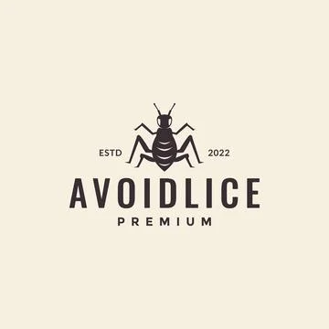 Small lice minimal logo design vector graphic symbol icon illustration crea.. Stock Illustration