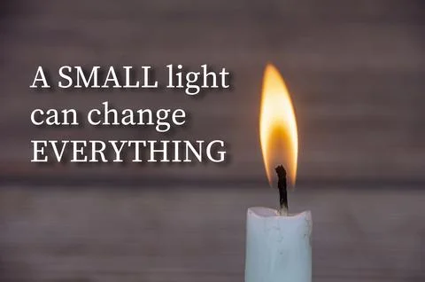 A SMALL light can change EVERYTHING, Minimal candle flame background. Photos