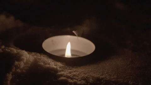 Small light in the snow 스톡 동영상 326229773