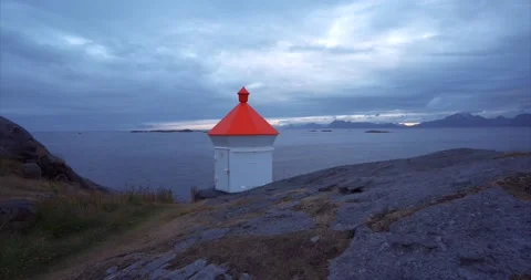 Small lighthouse Stock Footage 172543198