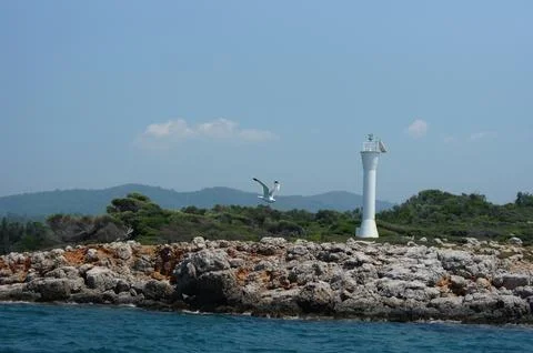 Small lighthouse Stock Photos