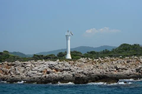 Small lighthouse Foto stock