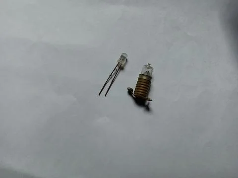 Small lights on Paper background Stockfoto's