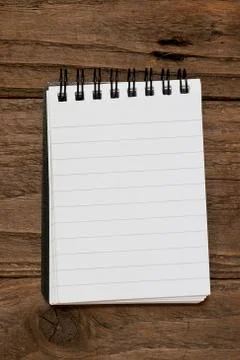 Small lined notepad Stock Photos