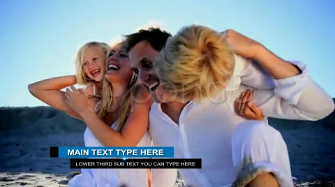 Small Lower Third Stock After Effects