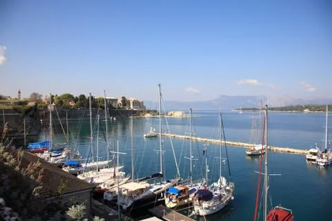 Small marina Stock Photos