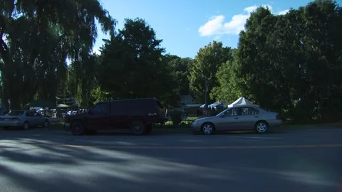 Small Market Stock Footage 123923927