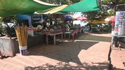 A Small market with soft drinks Stock Footage 233409652