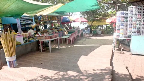 A Small market with soft drinks Stock Footage 233409741