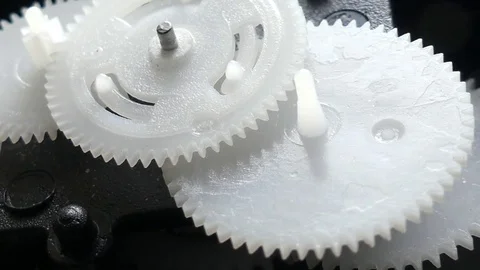 Small mechanical gears 스톡 동영상 81965881