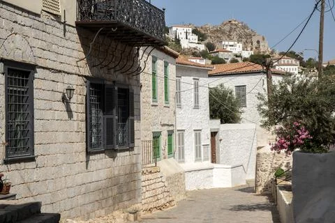 Small mediterranean town Stock Photos