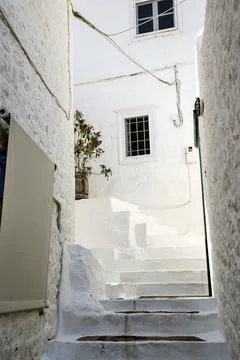 Small mediterranean town Stock Photos