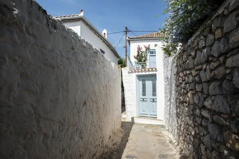 Small mediterranean town Stock Photos