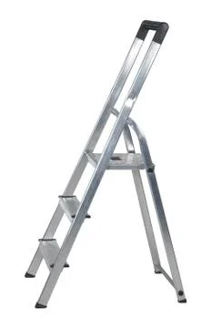 Small metallic ladder Stock Photos