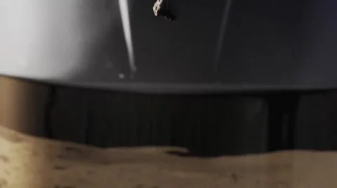 Small meteorites hit  astronaut Stock-Footage 53835463