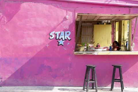 Small Mexican cafe Fotos de archivo