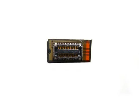 Small microcontroller of cell phone on white background Stock Photos
