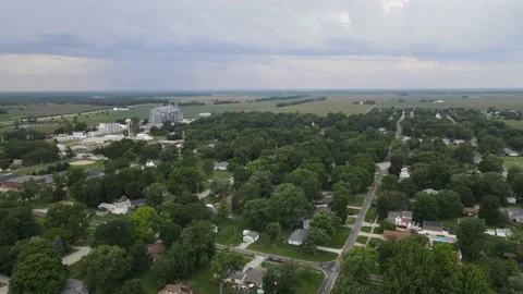 Small Midwestern Town Stock Footage