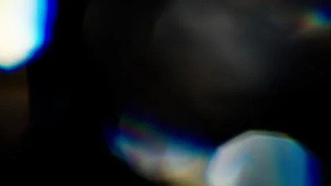 Small Minimal Circle Light Leaks Stock Footage 322112459