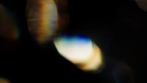 Small Minimal Circle Light Leaks Stock Footage 322112474