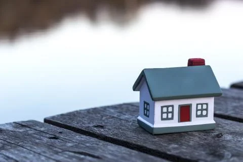 Small model of house Stock Photos