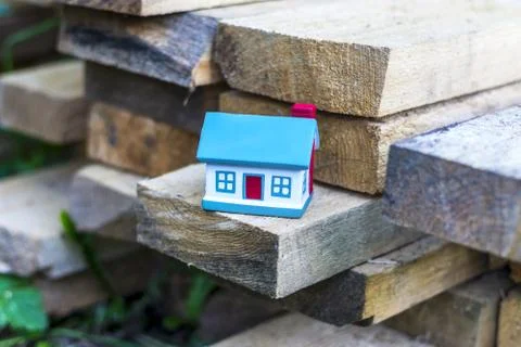 A small model of house Stock Photos