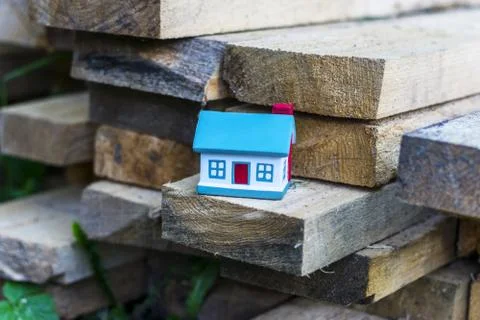 A small model of house Stock Photos