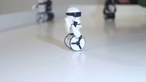 Small modern mip robot controlled Stock Footage 81787143