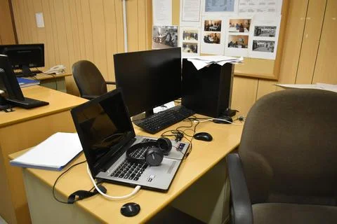 Small Modern office interior Stock Photos