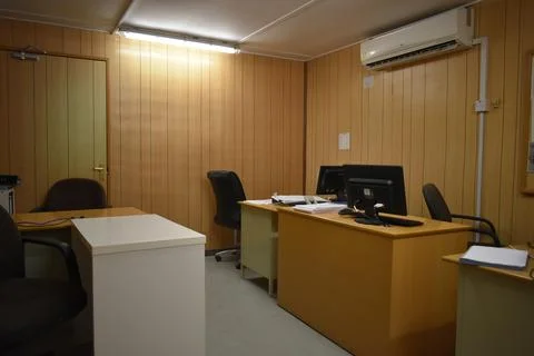 Small Modern office interior Foto stock
