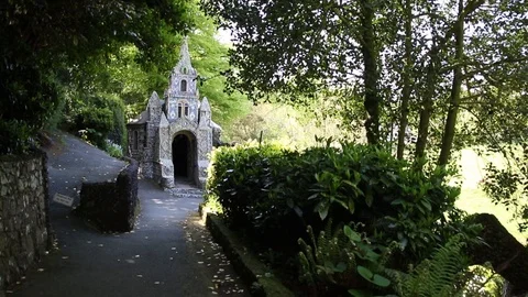 Small Mosaic Castle Stock Footage 89588395