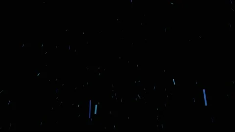 Small motion particles flying Video stock 156863504