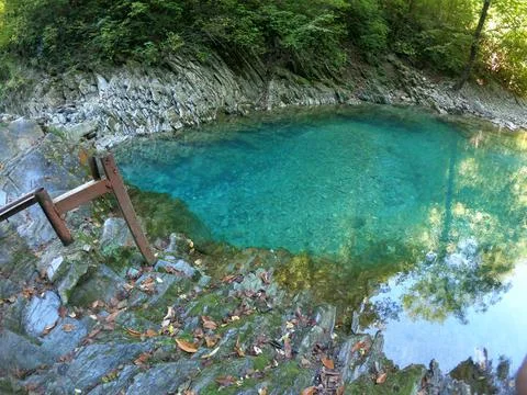 A small mountain lake Stock Photos