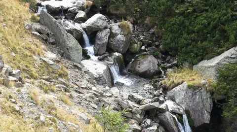 Small mountain river Stock Footage 42800434