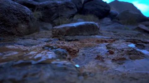 Small mountain stream Stock Footage 76152206