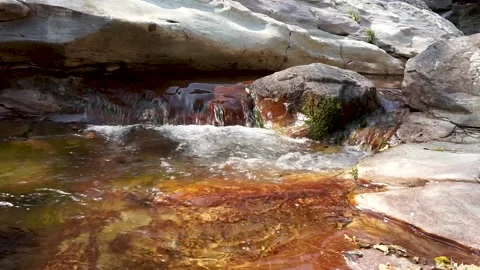 Small mountain stream Stock Footage 221164521