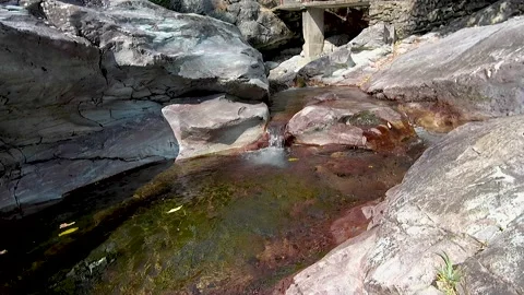 Small mountain stream Stock Footage 221164818