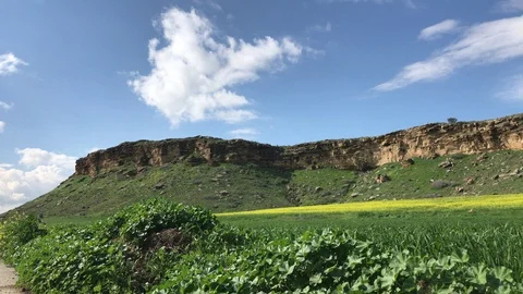 Small Mountain Valley in Cyprus Stock Footage 102620678