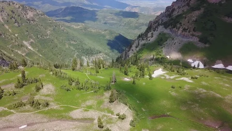 Small mountain valley Stock Footage 91519499