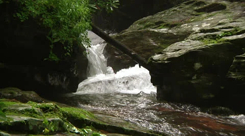 Small Mountain Waterfall 03 Stock-Footage 25533262