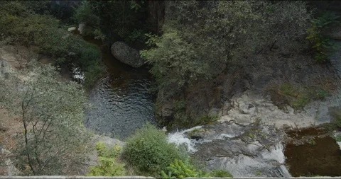 Small mountain waterfall in the forest. Stock Footage 121634920