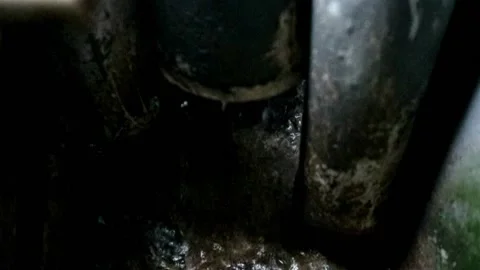 Small movement of spilled water Stock Footage 201239593