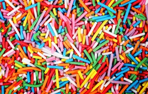 Small multi-colored sticks, background, texture Stock Photos