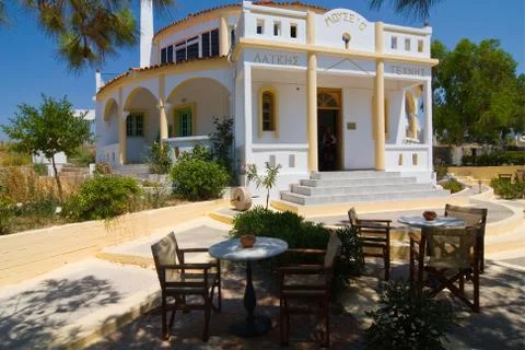 Small museum, rhode, greece 写真素材