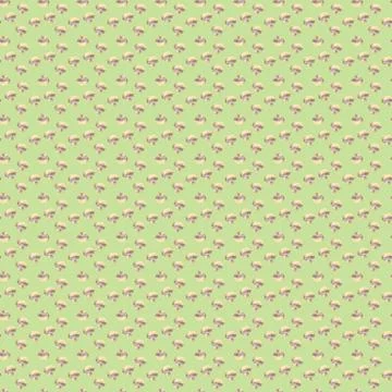 Small mushrooms champignon on green background. Seamless watercolor pattern Stock Photos