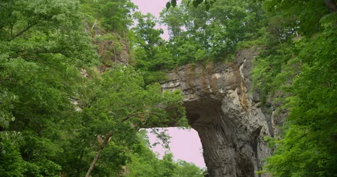 Small Natural Bridge Stock Footage 50979366