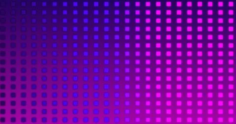 Small neon square moving on gradient background. Futuristic glowing simple .. Stock Illustration