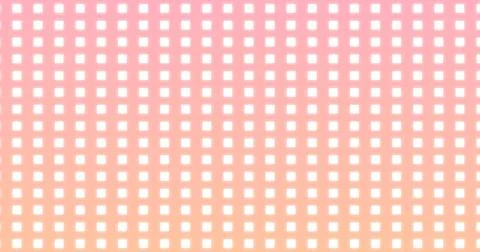 Small neon square moving on gradient background. Futuristic glowing simple .. Stock Illustration